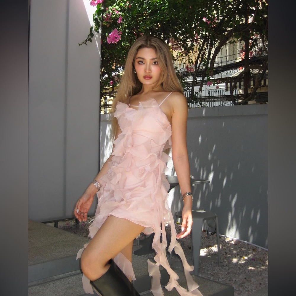 Custom Local Brand Ruffle Mini Dress